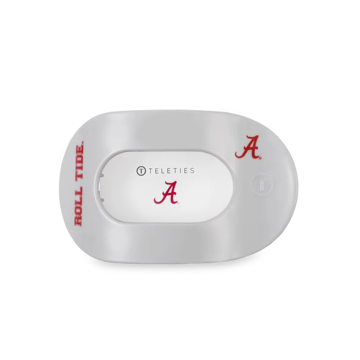 TELETIES Collegiate Medium Flat Round Hair Clip