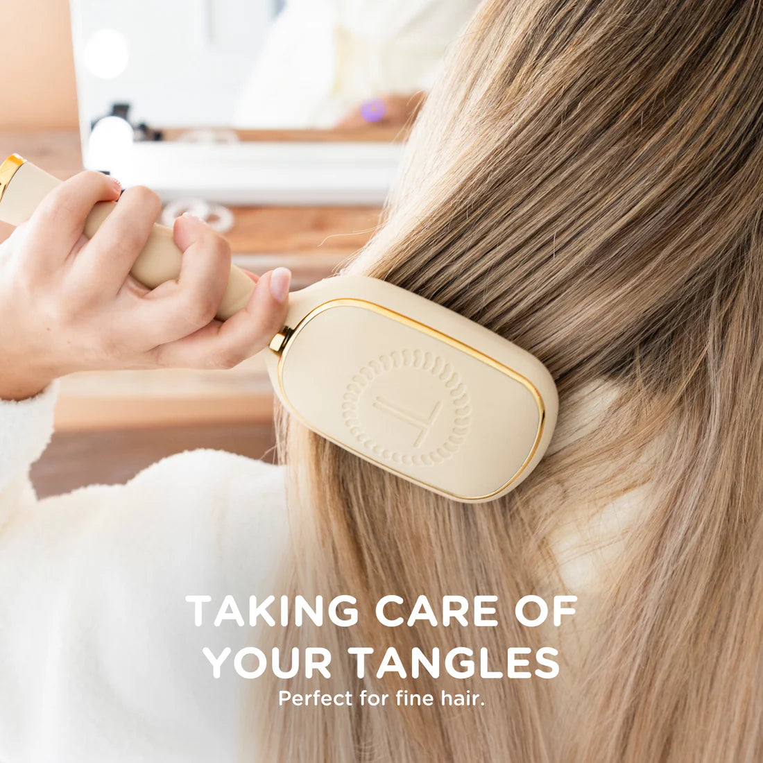 TELETIES Detangler Hair Brush for Fine Hair