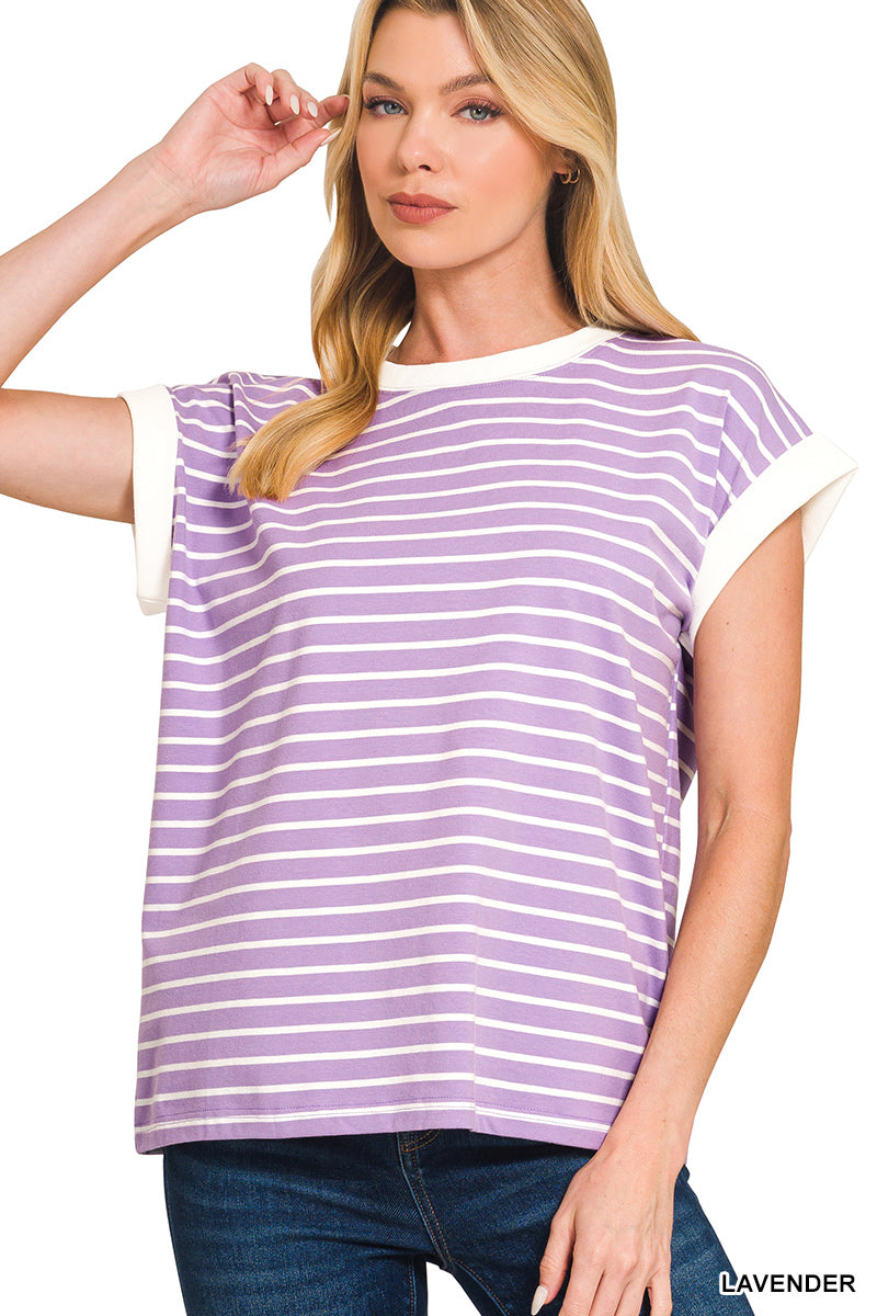 CT-3534Y Stripe Tee
