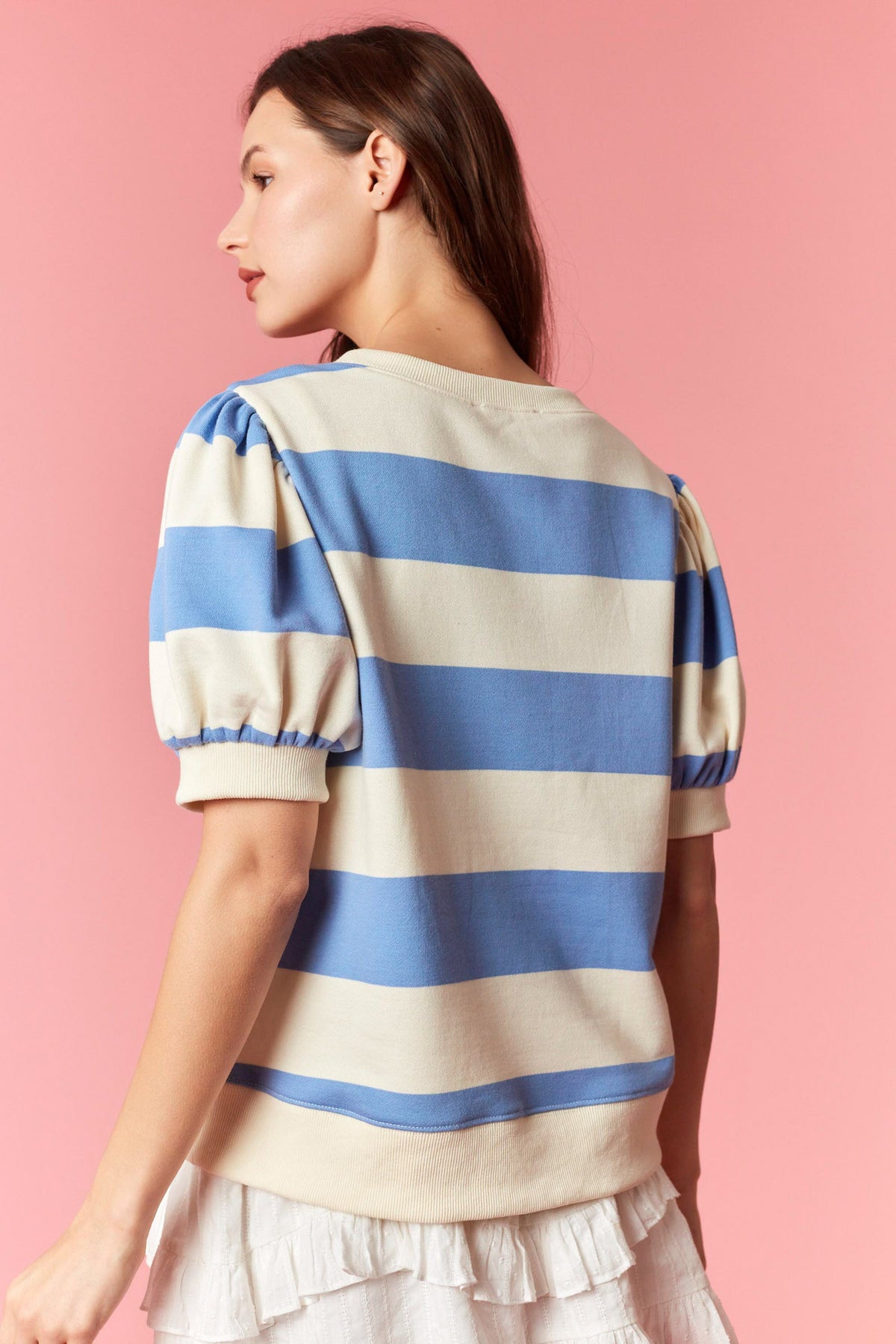 IKT200964-01 Wide Stripe Top