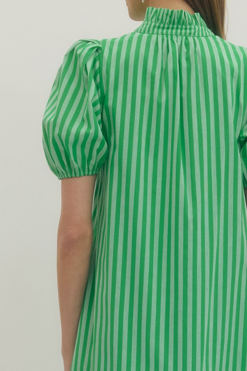 D27601 Stripe Print Midi Dress