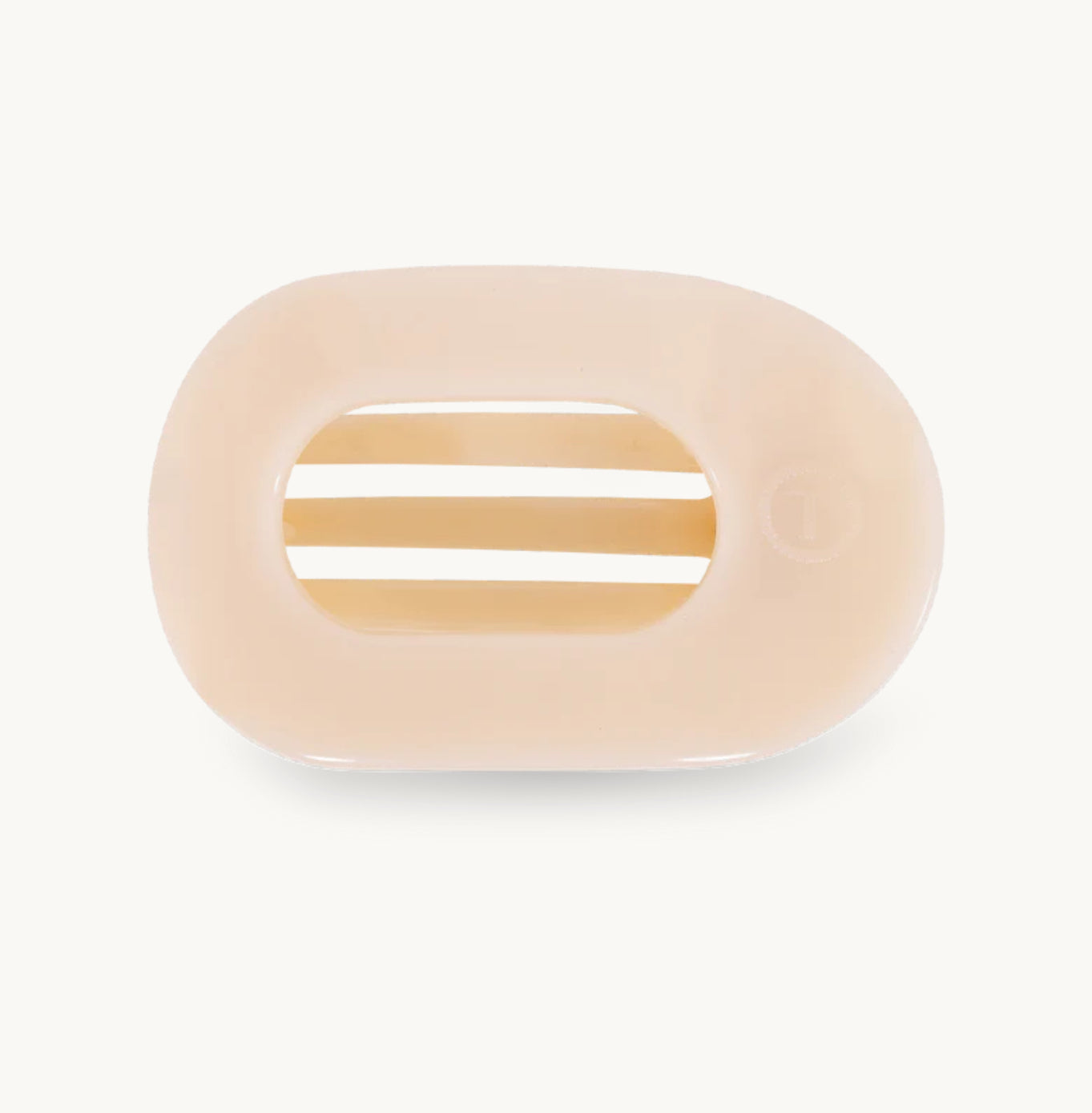 TELETIES Small Flat Round Hair Clip