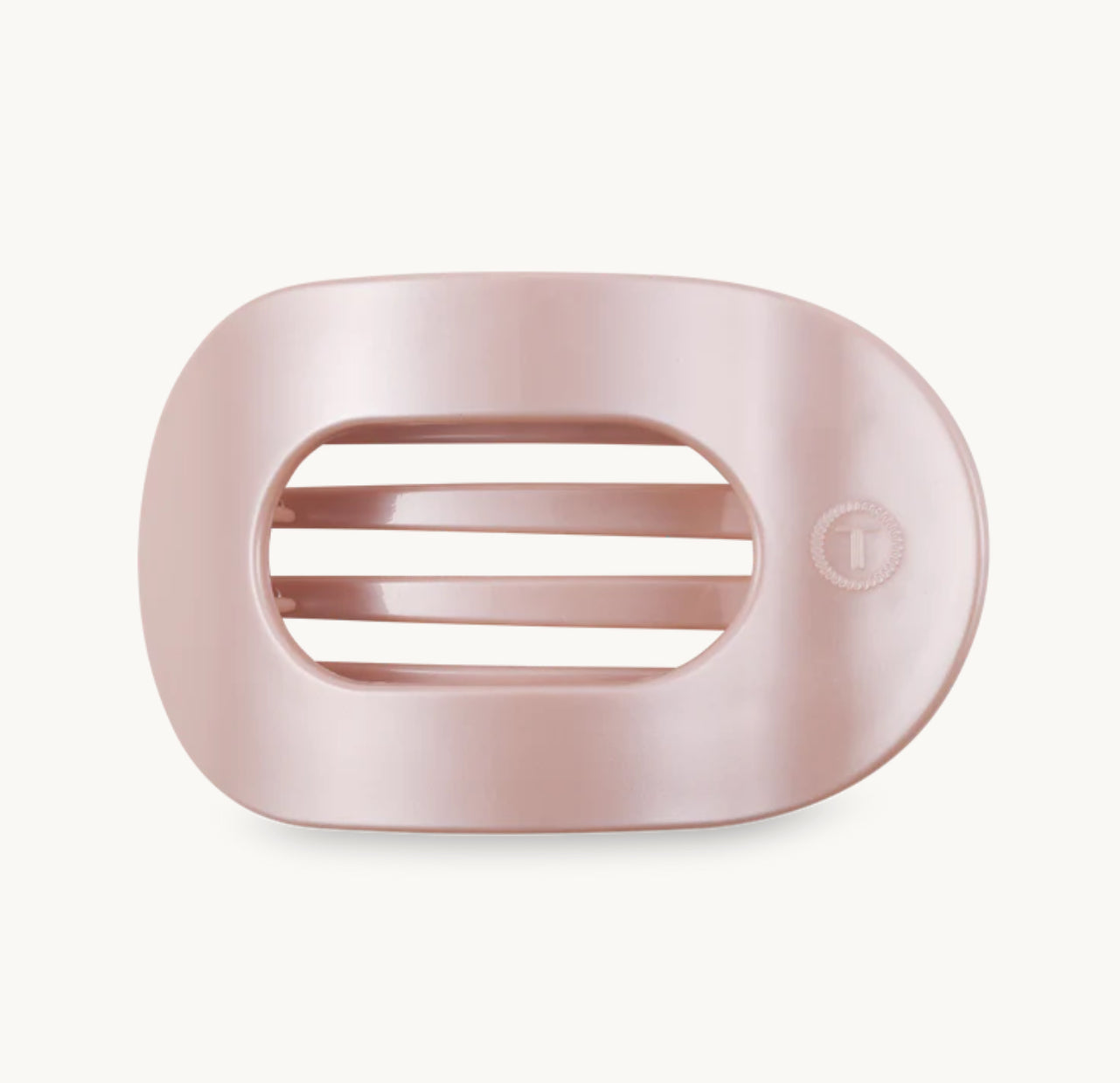 TELETIES Medium Flat Round Hair Clip