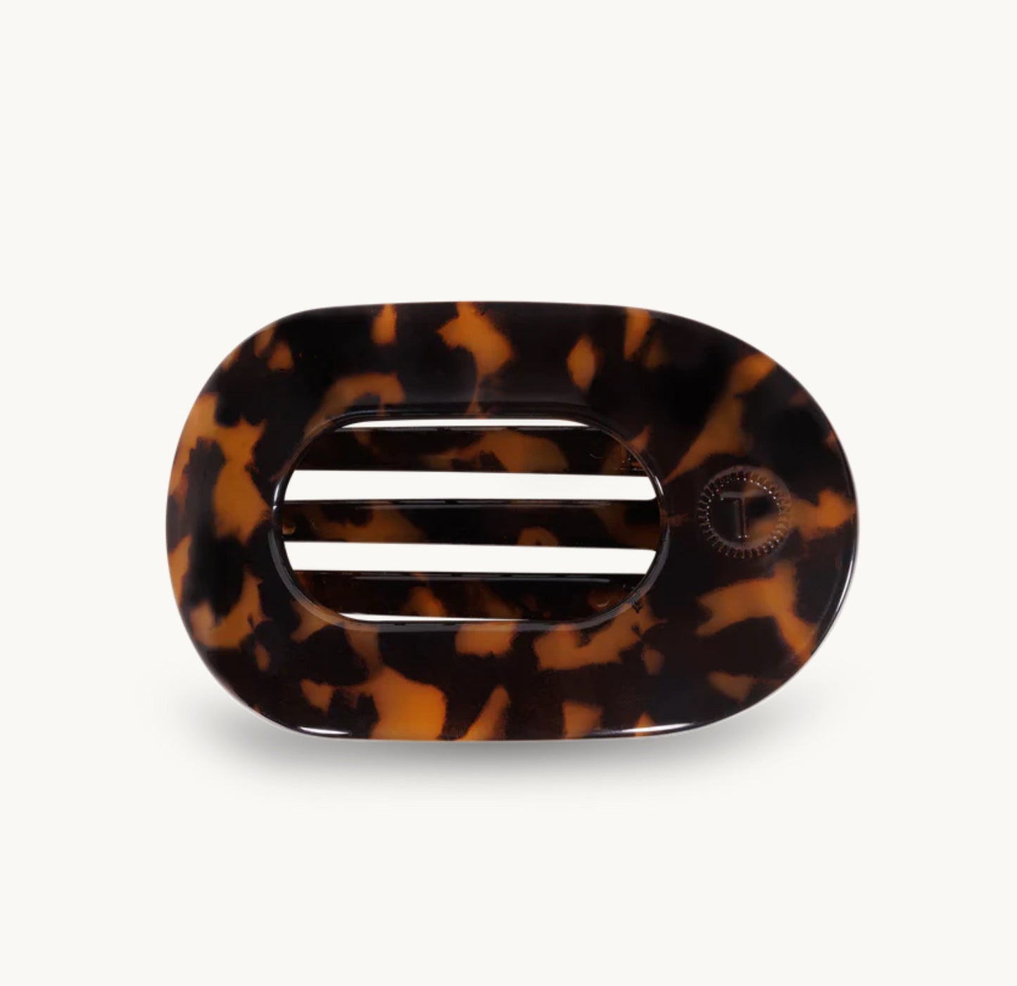 TELETIES Medium Flat Round Hair Clip