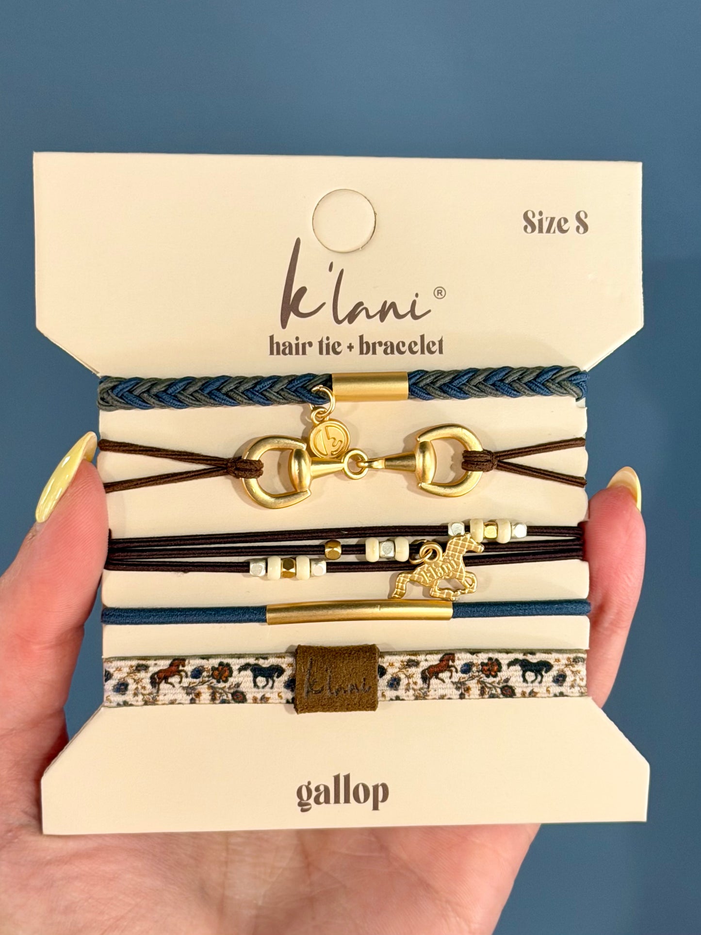 Gallop Hair Tie + Bracelet Set