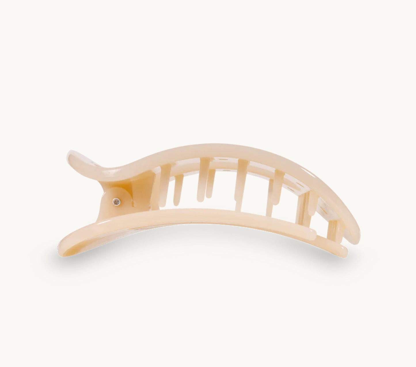 TELETIES Medium Flat Round Hair Clip