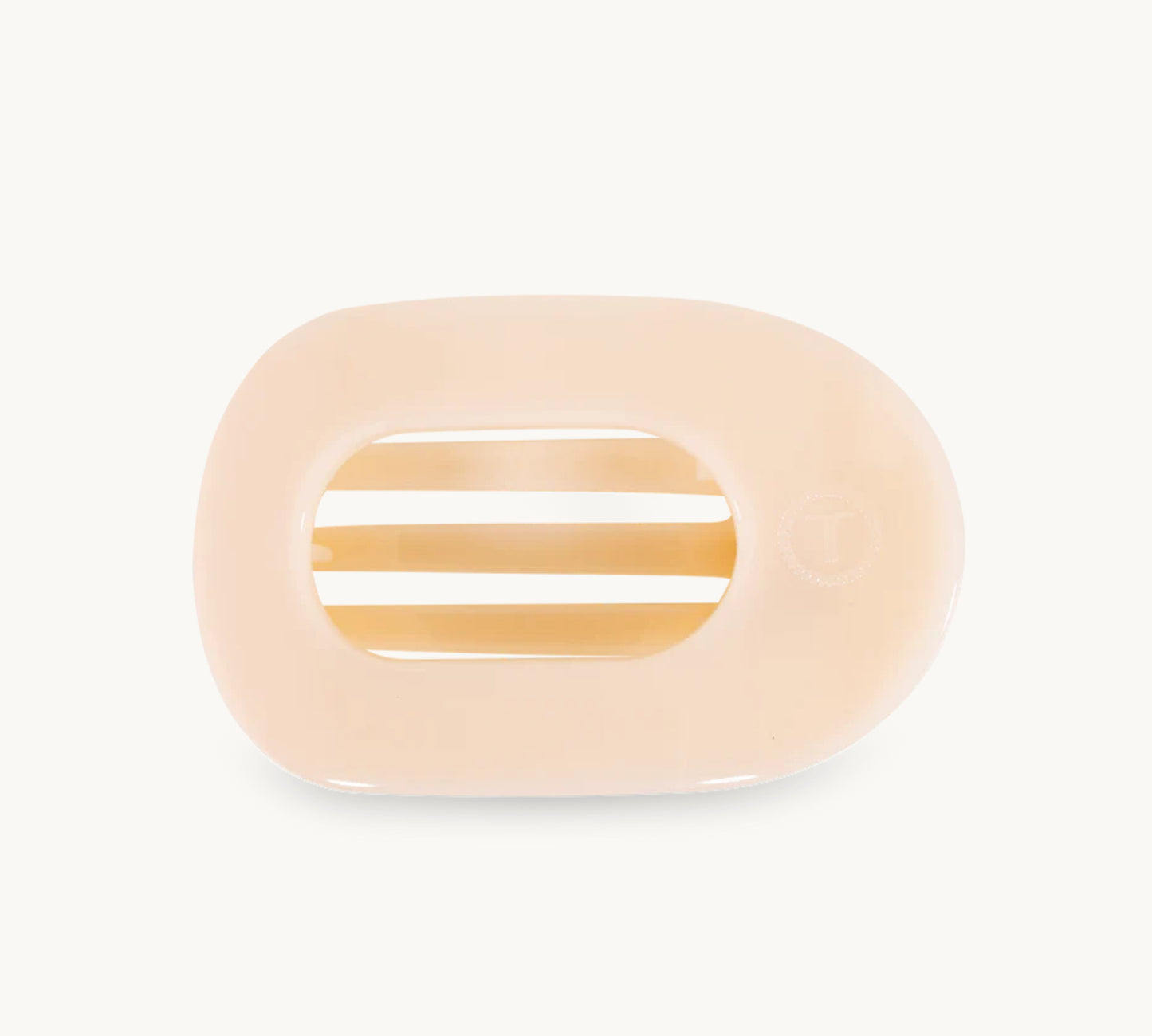 TELETIES Medium Flat Round Hair Clip