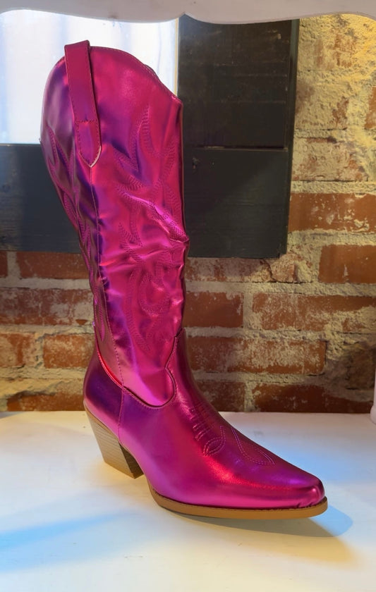 Creek-15 Metallic Western Boots