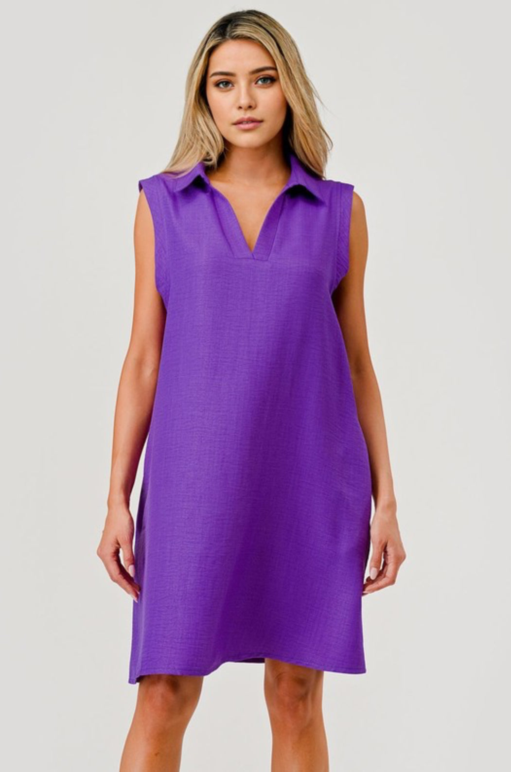 Elle Collared Polo Shift Dress