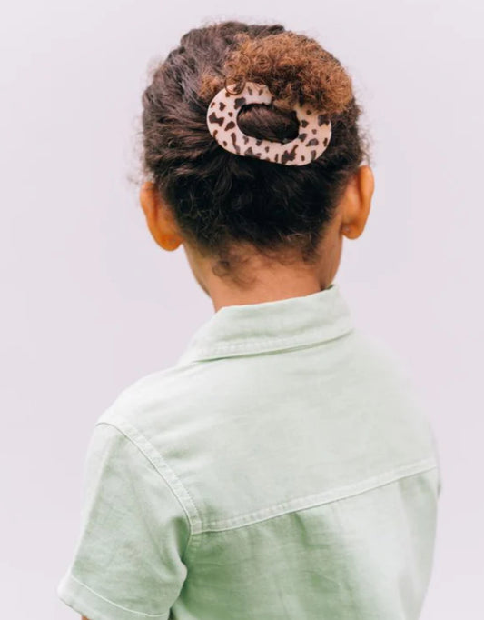 TELETIES Small Flat Round Hair Clip