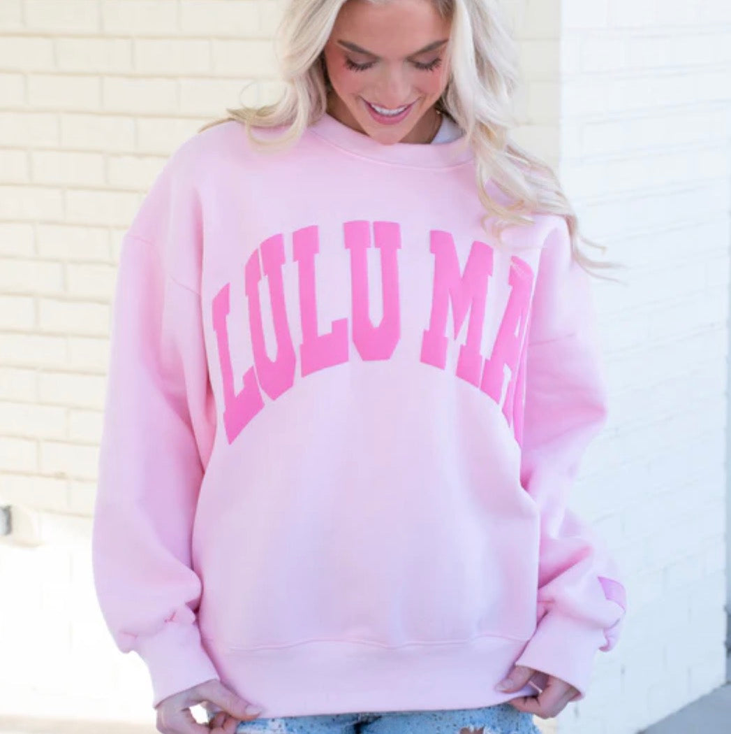 LM-SW-1007 Light Pink/Pink Puff Sweatshirt