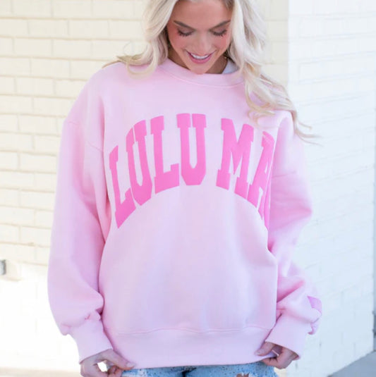 LM-SW-1007 Light Pink/Pink Puff Sweatshirt