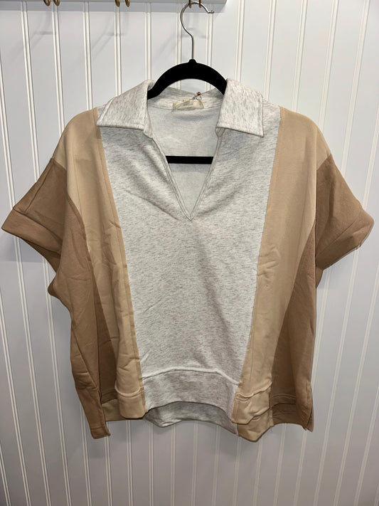 T23411 Collared Top