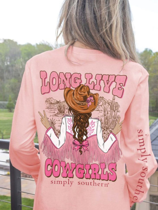 Long Sleeve Cowgirl Jacket T-shirt