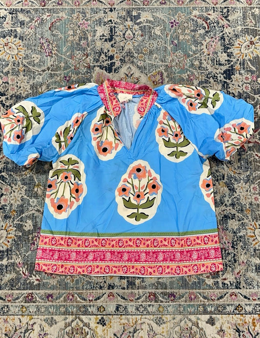 WC4973 Curvy Boho-Chic Embroidered Top