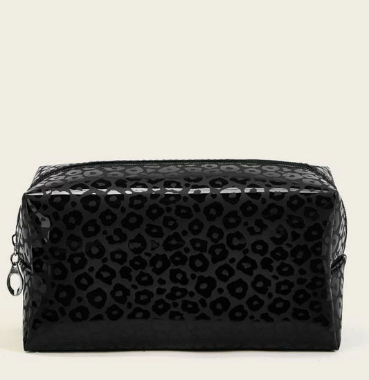 SR19 Leopard Print Makeup Bag