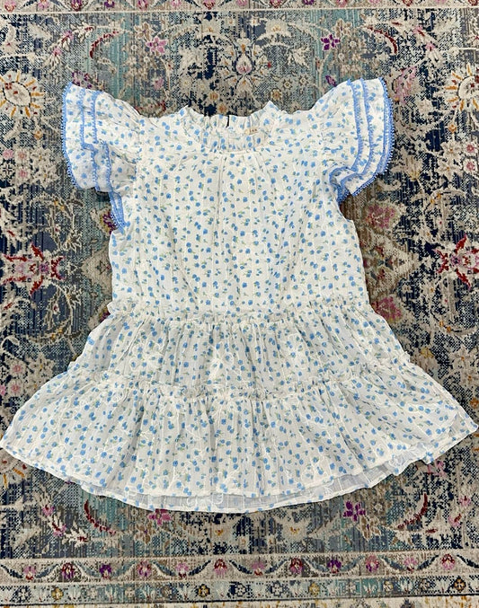 G13133 Printed Babydoll Top