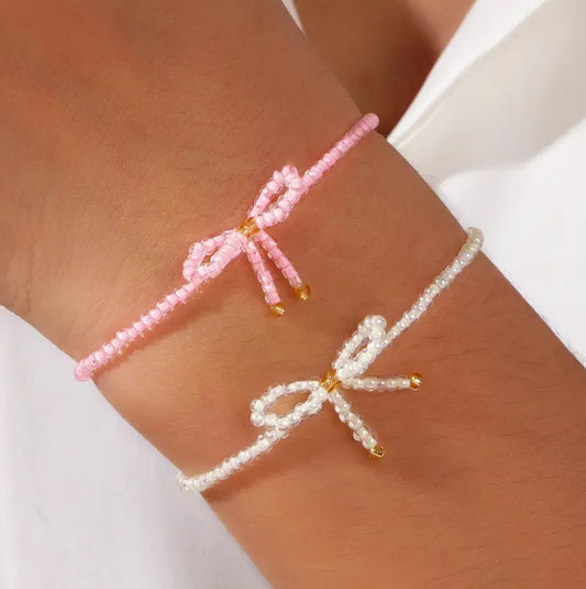 FGB24 Beaded Bow Bracelets