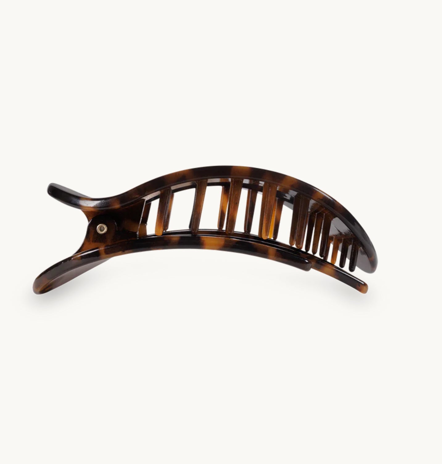 TELETIES Small Flat Round Hair Clip