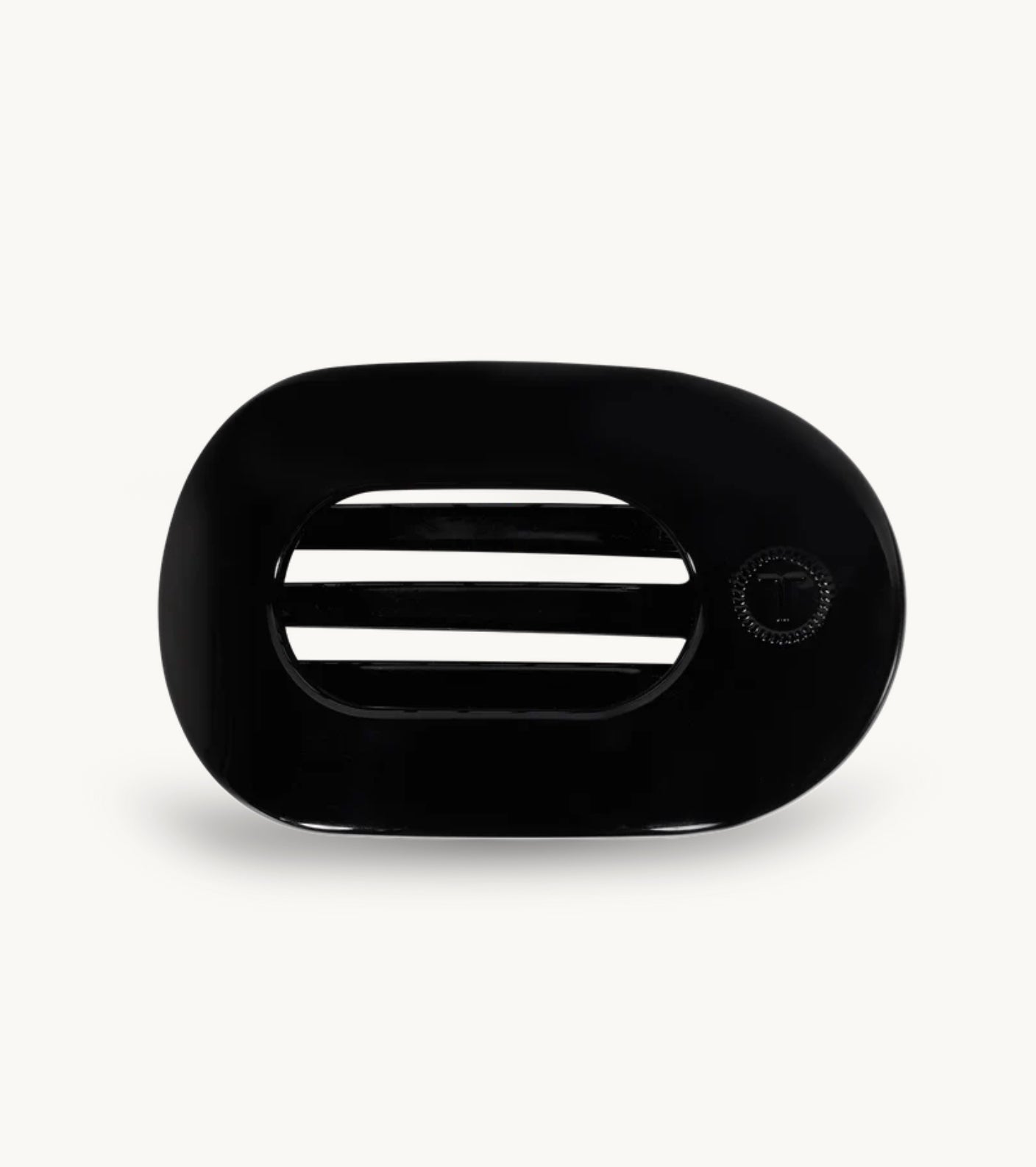 TELETIES Small Flat Round Hair Clip
