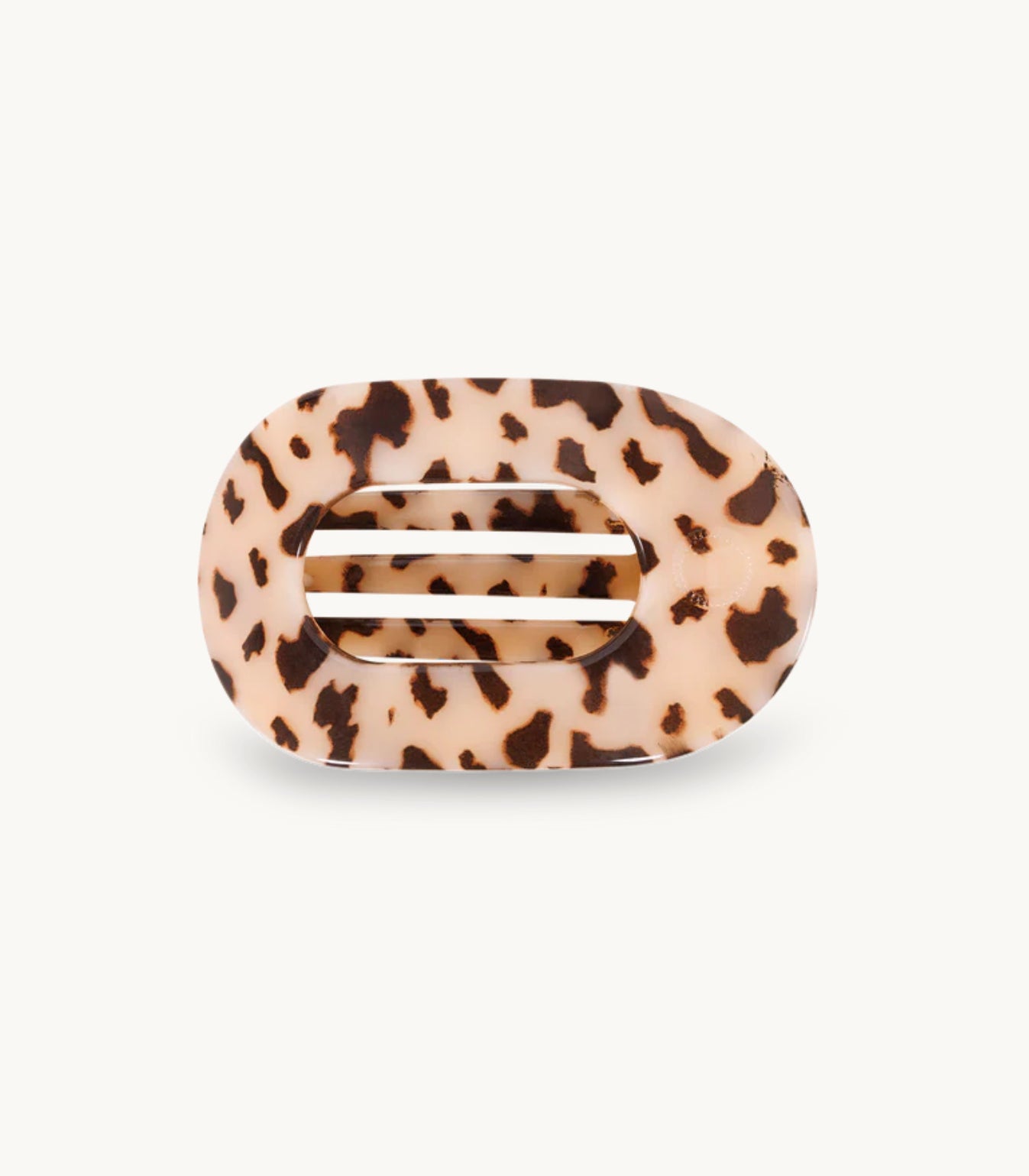 TELETIES Small Flat Round Hair Clip