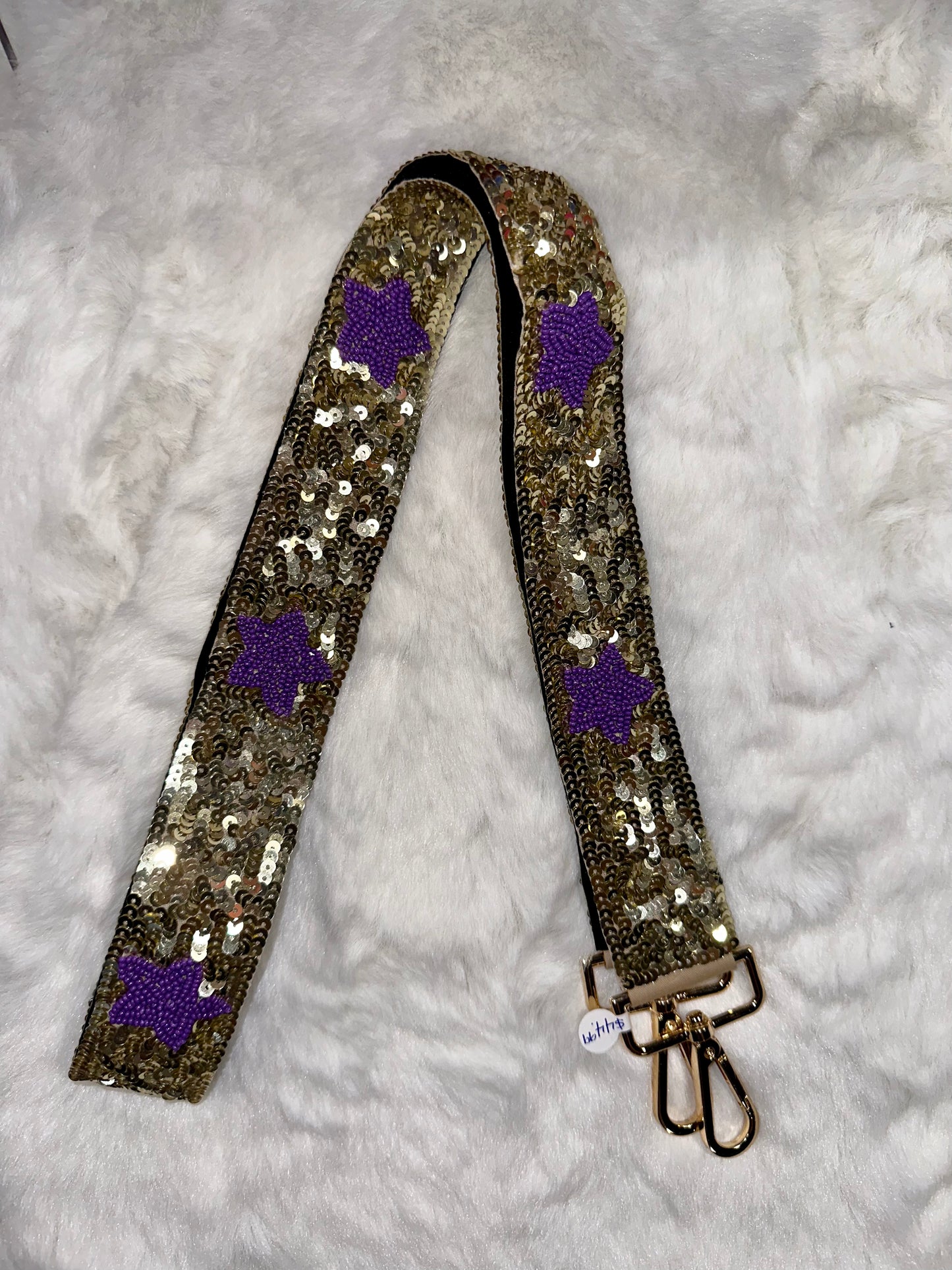Star Sequin and Beaded Game Day Purse Strap