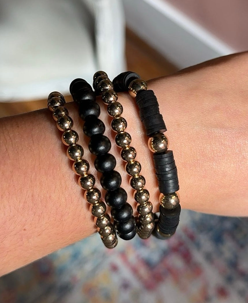 TB1186 4 Row Beads Bracelets