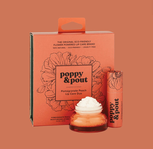 Pomegranate Peach Lip Care Duo