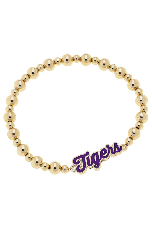 Tigers Autograph Enamel Stretch Bracelet