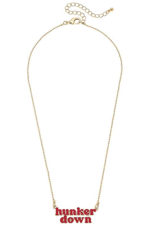 Georgia Bulldogs Slogan Necklace
