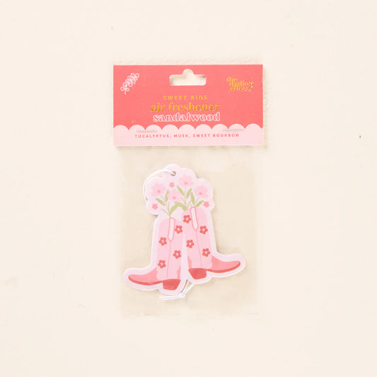 Cowgirl Boots Sweet Ride Car Air Freshener