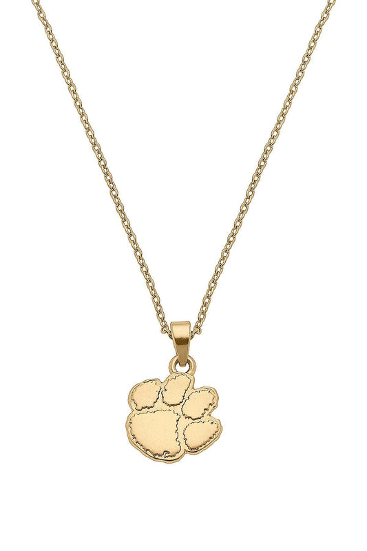 Tigers 24K Gold Plated Pendant Necklace