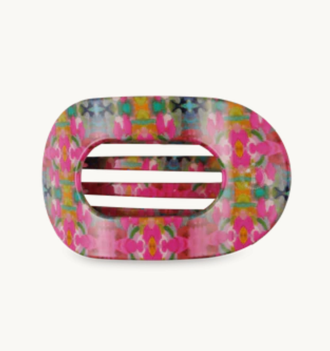 TELETIES Medium Flat Round Hair Clip