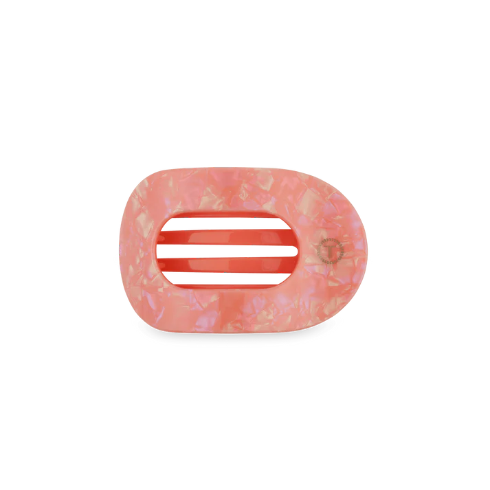 TELETIES Small Flat Round Hair Clip