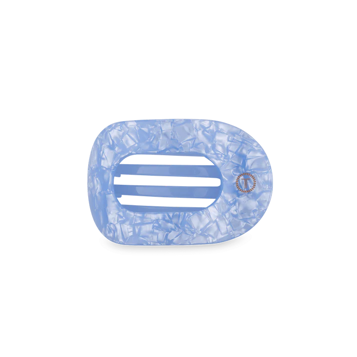 TELETIES Small Flat Round Hair Clip