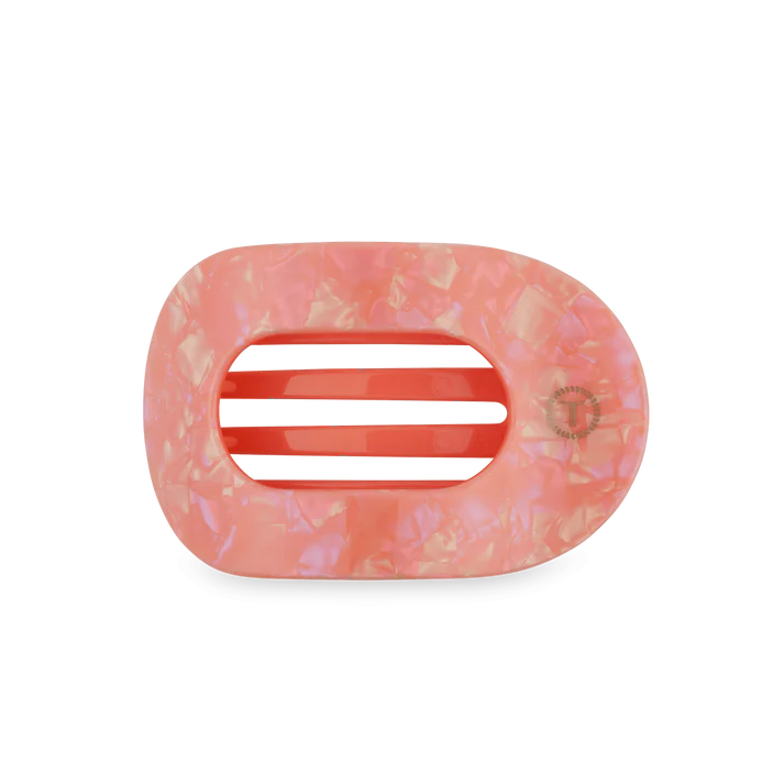 TELETIES Large Flat Round Hair Clip