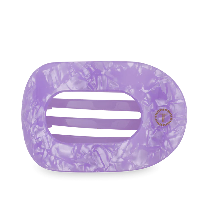 TELETIES Large Flat Round Hair Clip