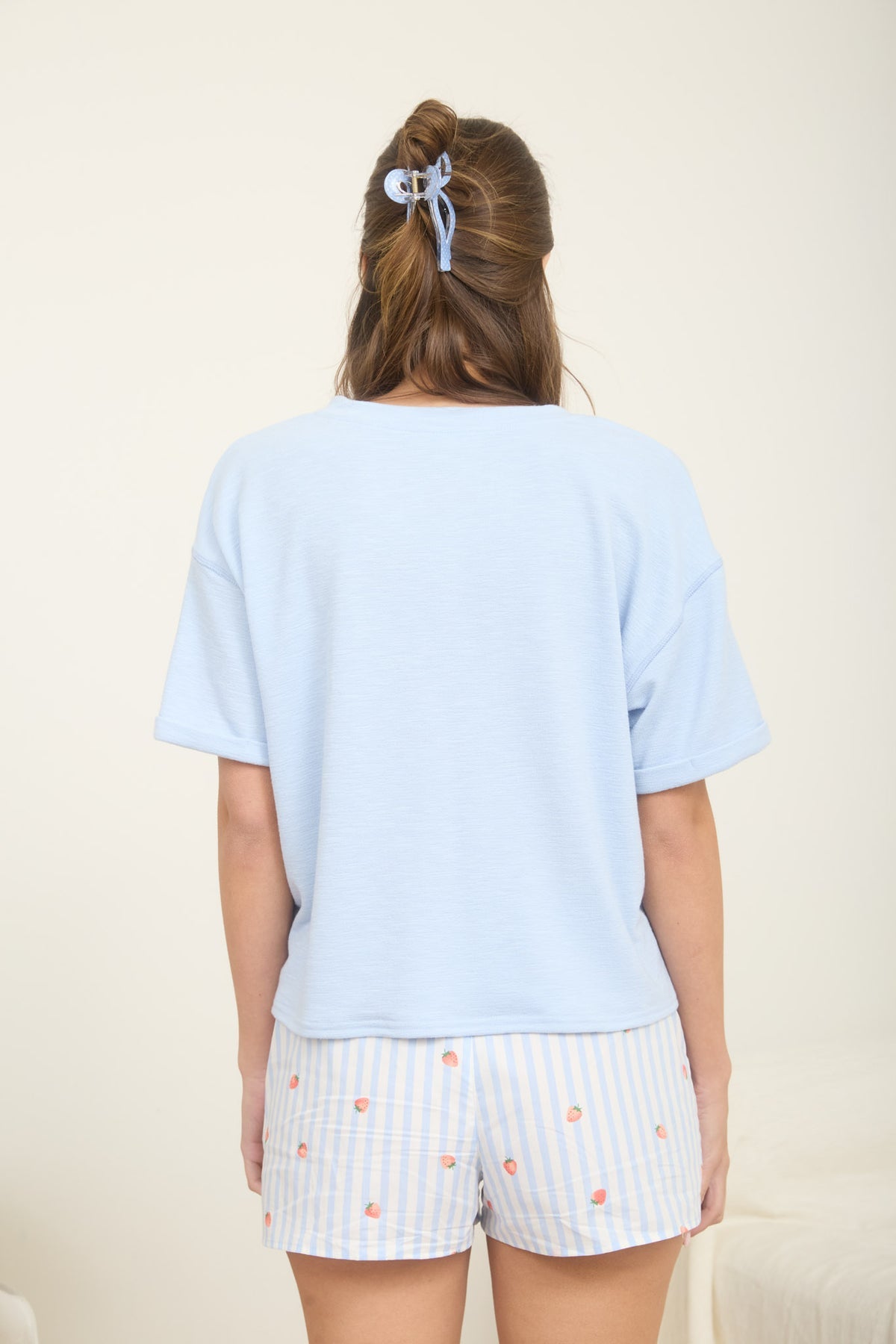 J5FT1006 Contrast Stitch Top