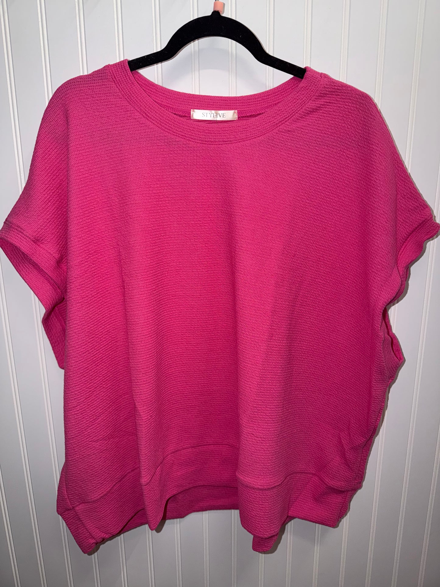 STT40497A-PLUS Curvy Cotton Top