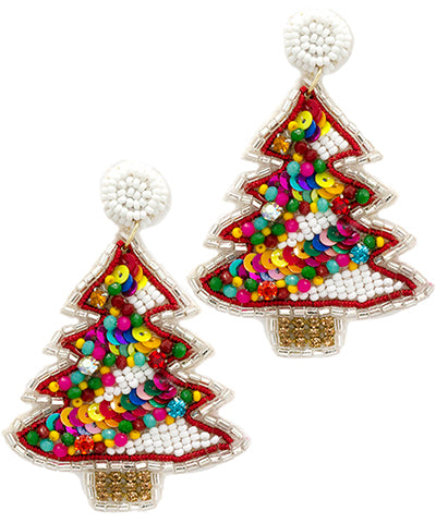 EP48220 Christmas Tree Earrings