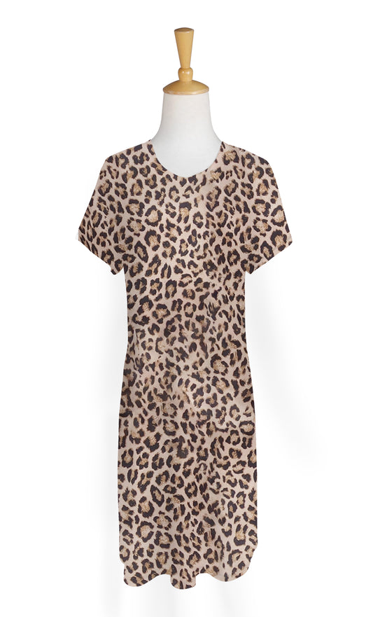 76023-F Classic Leopard Sleep Dress
