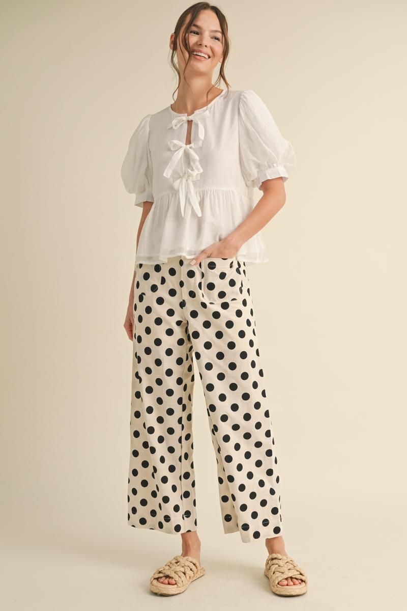 H41163-5 Polka Dot Pants