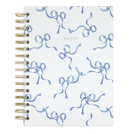 Laura Ashley Blue Bows Spiral Journal