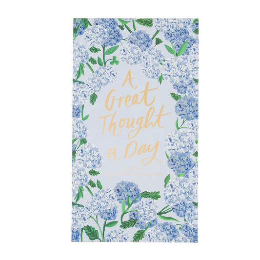 A Great Thought A Day Hydrangea Notepad
