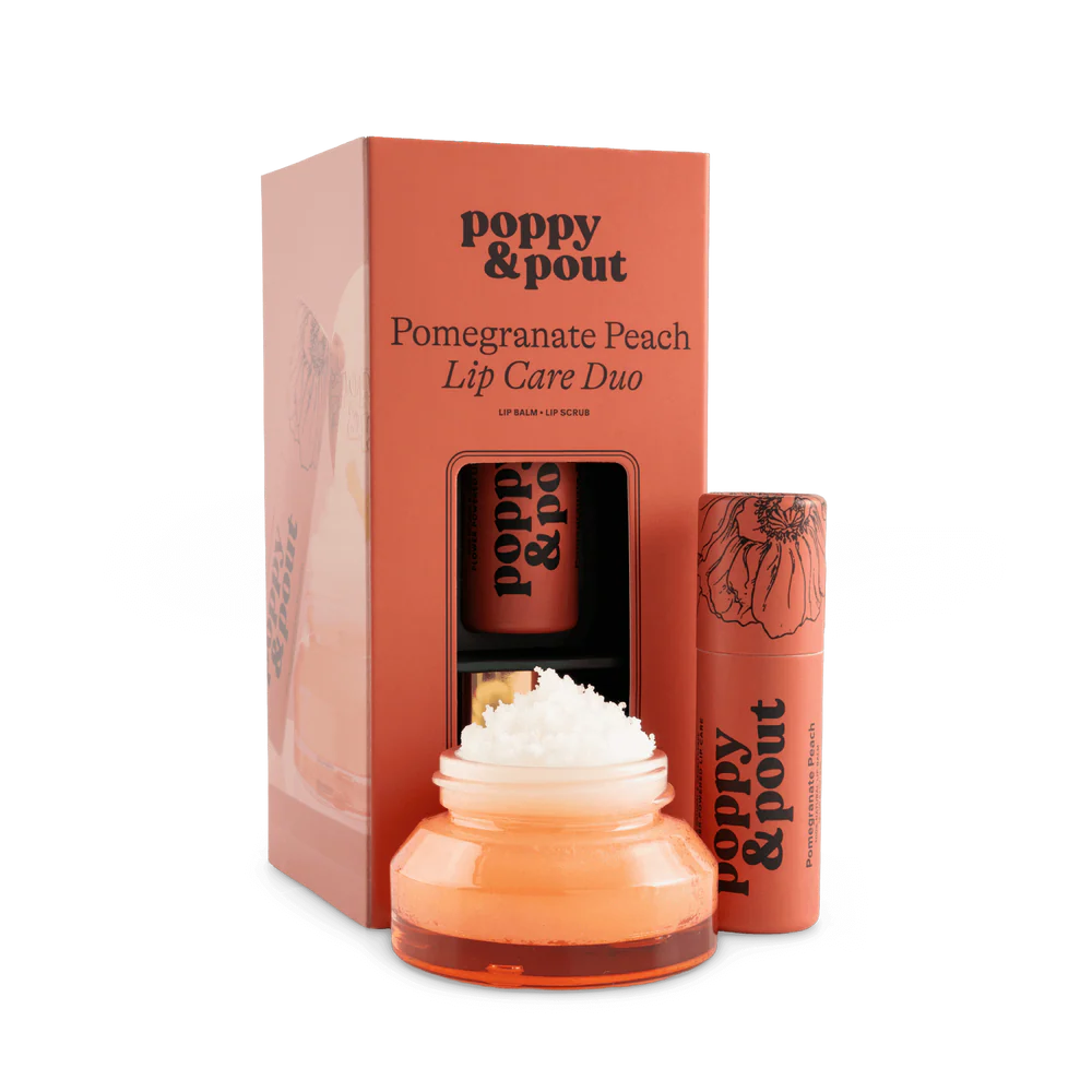 Pomegranate Peach Lip Care Duo
