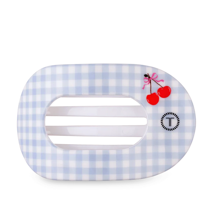 TELETIES Large Flat Round Hair Clip