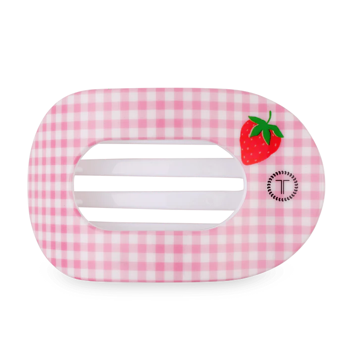 TELETIES Large Flat Round Hair Clip