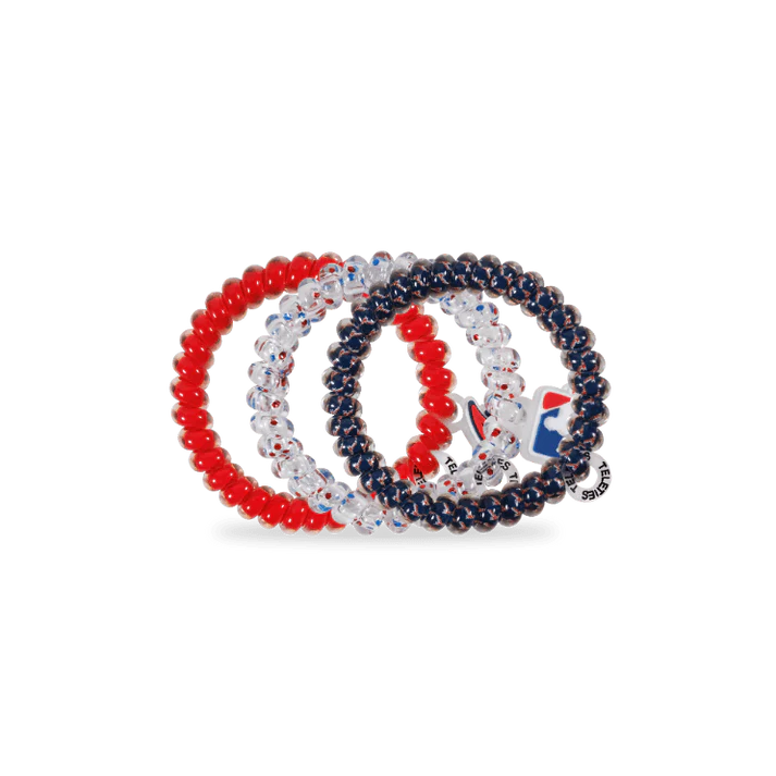 TELETIES Atlanta Braves Large Hair Ties