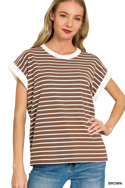CT-3534Y Stripe Tee