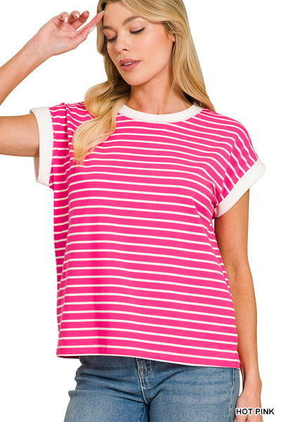 CT-3534Y Stripe Tee